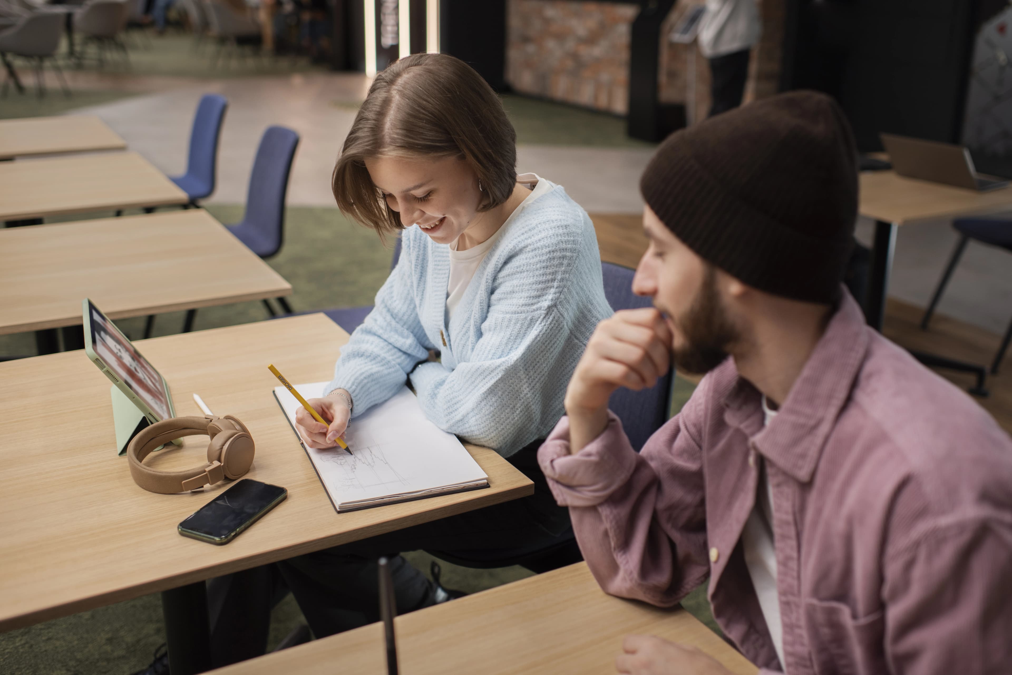 Modern tech workspace